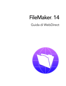 Guida di FileMaker WebDirect