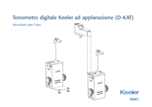 Tonometro digitale Keeler ad applanazione (D-KAT)