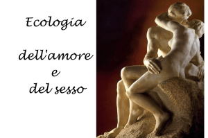 Ecologia dell`Amore e del sesso