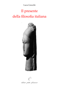 Il presente della filosofia italiana editrice petite plaisance