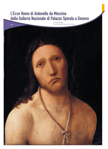 L`Ecce Homo di Antonello da Messina della Galleria Nazionale di