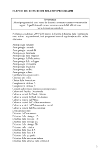 Guida programmi 04 05 corretto - Dipartimento di Scienze Umane