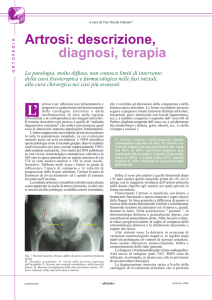 Artrosi: descrizione, diagnosi, terapia