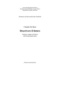 Descrivere il futuro - Firenze University Press