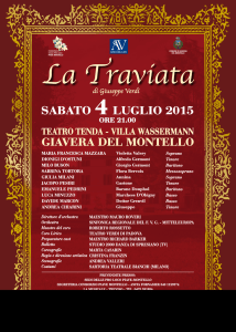 Traviata manifesto personaggi