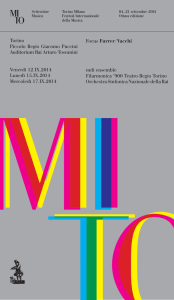 Focus Furrer/Vacchi mdi ensemble Filarmonica `900 Teatro Regio
