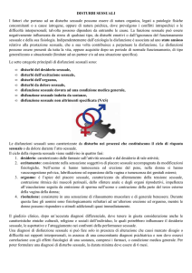 Disturbi sessuali - centro di psicologia e psicoterapia funzionale