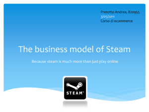 The business model of Steam