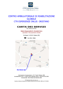 Per accedere alla carta dei servizi del Centro riabilitativo cliccare qui