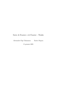 Appunti sulle serie di Fourier
