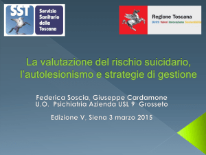 IL SUICIDIO NELLE CARCERI: STATO DELL`ARTE IN ITALIA E NEL