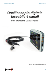 Oscilloscopio digitale tascabile 4 canali