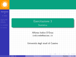 Esercitazione 3