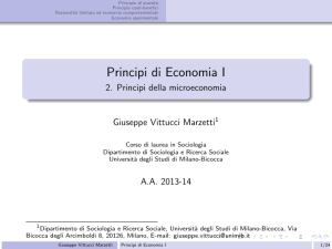 Slide 02. Principi della microeconomia File - e-Learning