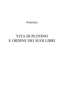 Vita di Plotino - Gianfranco Bertagni