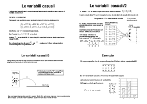 Le variabili casuali/3 Esempio