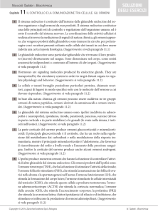 La comunicazione e il controllo tra cellule: gli ormoni