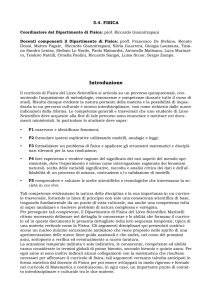 Introduzione - Liceo Scientifico G. Marinelli