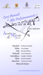 Scarica la brochure - Ensemble Serenissima