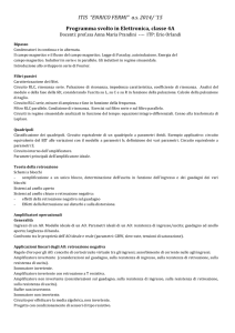 ITIS “ENRICO FERMI” a.s. 2014/ `15 Programma svolto in Elettronica