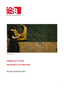 Consigli di lettura tra musica e letteratura