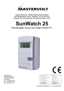 SunWatch 25 - GIUSEPPE CAMPIONE spa