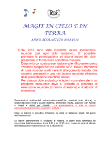 magie in cielo e in terra - Osservatorio Astronomico di Brera