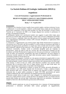 Programma - Società Geologica Italiana