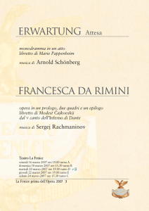 Arnold Schönberg Opera Season 2006/ 2007