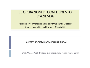 Diapositiva 1 - Ordine dei Dottori Commercialisti e degli Esperti