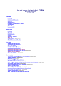 Programmi - Università degli Studi di Messina