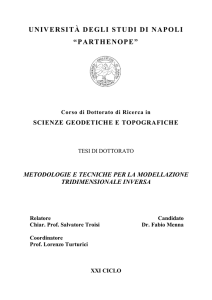 UNIVERSITÀ DEGLI STUDI DI NAPOLI “PARTHENOPE”