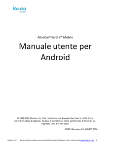 Manuale utente per Android