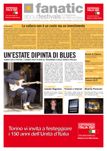 un`estate dipinta di blues dai festival