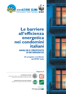 Le barriere all`efficienza energetica nei condomini