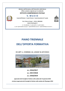 I.C. Muzio, Bergamo – Piano Triennale dell`Offerta Formativa