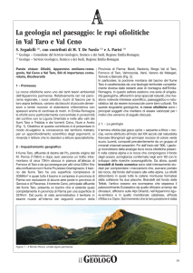 La geologia nel paesaggio: le rupi ofiolitiche in Val Taro e Val Ceno