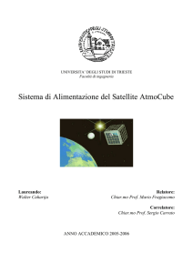 ATMOCUBE - EPS - Sistema di Alimentazione 1