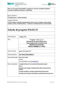 Scheda di progetto P16-03.33 - ASST-PG23