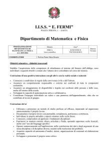 Dipartimento di Matematica e Fisica