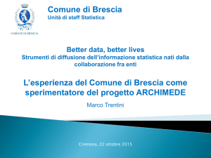 progetto ARCHIMEDE - Provincia di Cremona