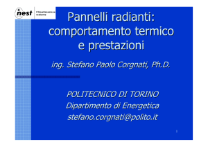 Pannelli radianti - Ordine Ingegneri Napoli