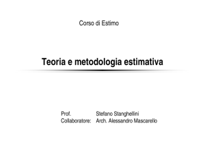 Teoria e metodologia estimativa