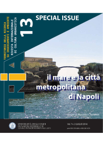 SPECIAL ISSUE il mare e la città metropolitana di Napoli il mare e la