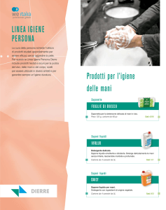 Scarica la brochure Linea igiene persona