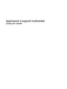 Applicazioni e supporti multimediali