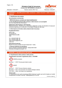 Scheda di dati di sicurezza