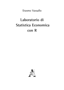 Laboratorio di Statistica Economica con R