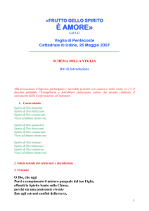 «IL FRUTTO DELLO SPIRITO È AMORE»