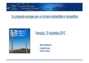 Le proposte europee per un turismo sostenibile e competitivo (5.24